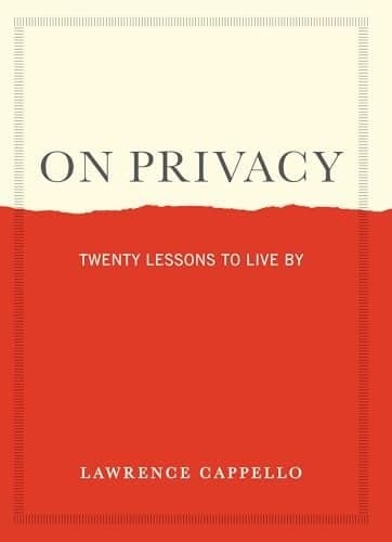 Cover of On Privacy: Twenty Lessons to Live By