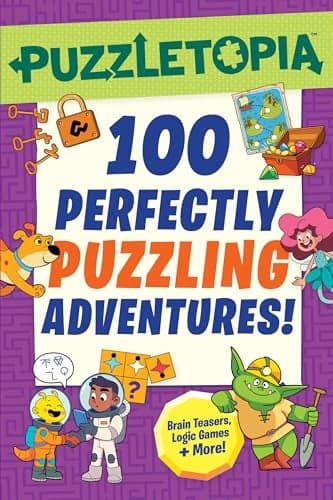Cover of Puzzletopia: 100 Perfectly Puzzling Adventures!