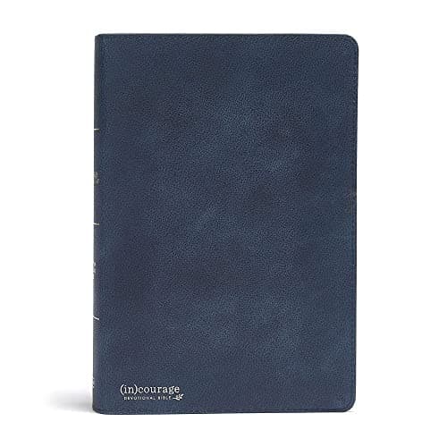 Cover of CSB (in)courage Devotional Bible (Navy Genuine Leather)