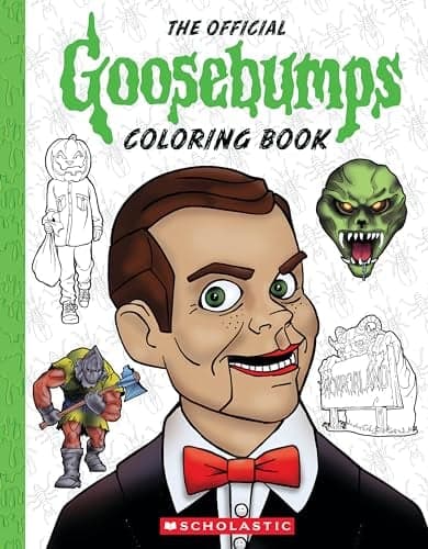 Cover of Goosebumps: The Official Coloring Book