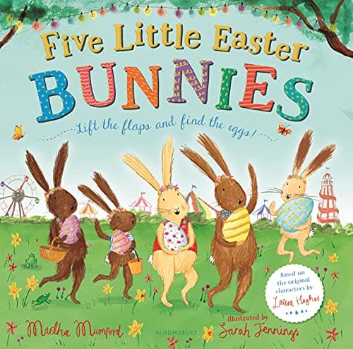 Cover of Five Little Easter Bunnies Lift the Flaps Book