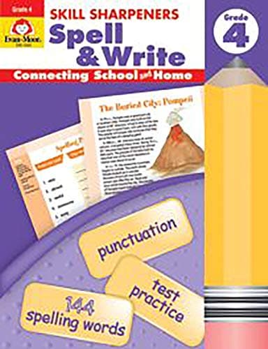 Cover of Spell & Write (Skill Sharpeners, Grade 4)