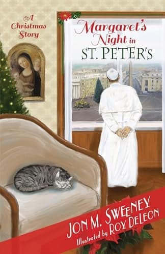 Cover of Margaret's Night in St. Peter's: A Christmas Story (The Pope's Cat, Bk. 2)