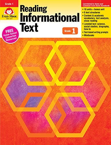 Cover of Reading Informational Text (Common Core Lessons, Grade 1)