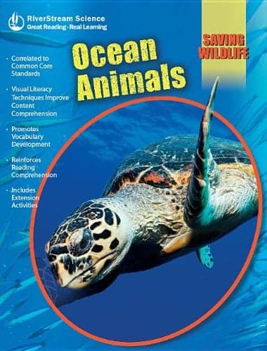 Cover of Ocean Animals (Saving Wildlife)