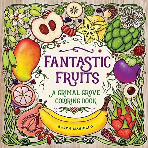 Cover of Fantastic Fruits: A Grimal Grove Coloring Book