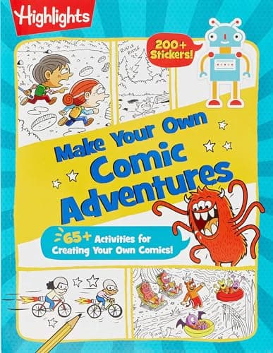 Cover of Make Your Own Comic Adventures: 65+ Activities for Creating Your Own Comics!
