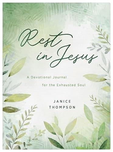 Cover of Rest in Jesus: A Devotional Journal for the Exhausted Soul