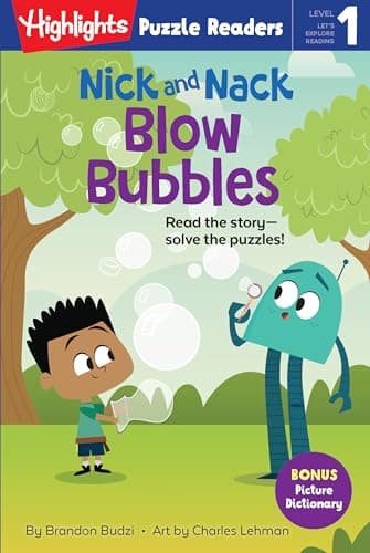 Cover of Nick and Nack Blow Bubbles (Nick and Nack, Highlights Puzzle Readers, Level 1)