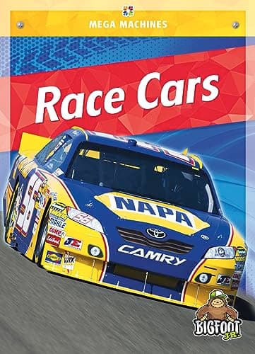 Cover of Race Cars (Mega Machines)