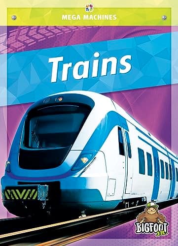 Cover of Trains (Mega Machines)