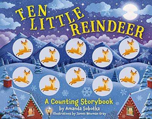 Cover of Ten Little Reindeer: A Counting Storybook (Magical Counting Storybooks)