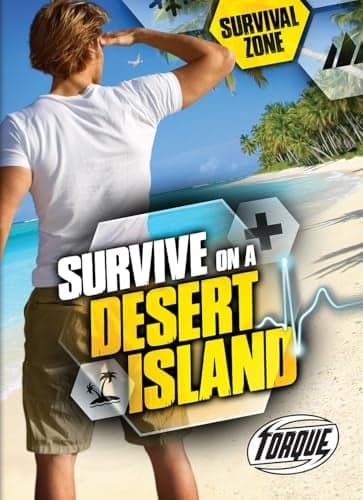 Cover of Survive on a Desert Island (Survival Zone)