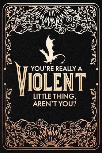 Cover of Official Fourth Wing Journal (Violent Little Thing Edition With Lined Pages)