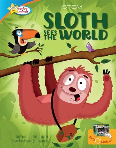 Cover of Sloth Sees the World/All About Sloths (STEM, Active Minds)