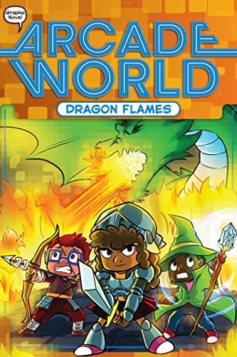Cover of Dragon Flames (Arcade World, Volume 6)