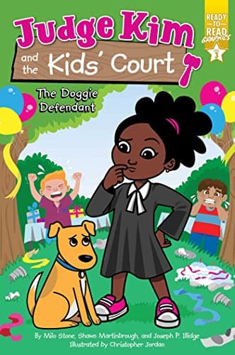 Cover of The Doggie Defendant (Judge Kim and the Kids' Court, Ready-To-Read Graphics, Level 3)