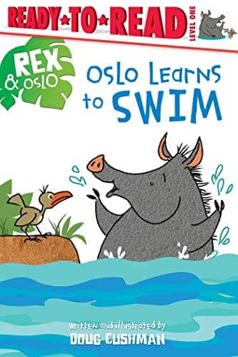 Cover of Oslo Learns to Swim (Rex & Oslo, Ready-To-Read, Level 1)