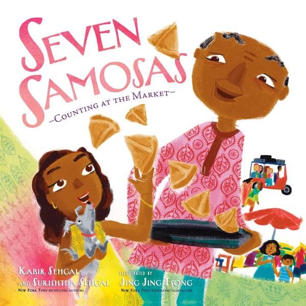 Cover of Seven Samosas: Counting at the Market