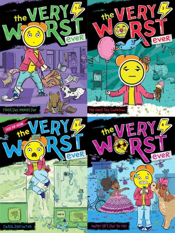 Cover of The Very Worst Ever Book Set (First Day, Worst Day/Pop Goes the Carnival/Catch Zoo Later/Happy Gift Day to You)