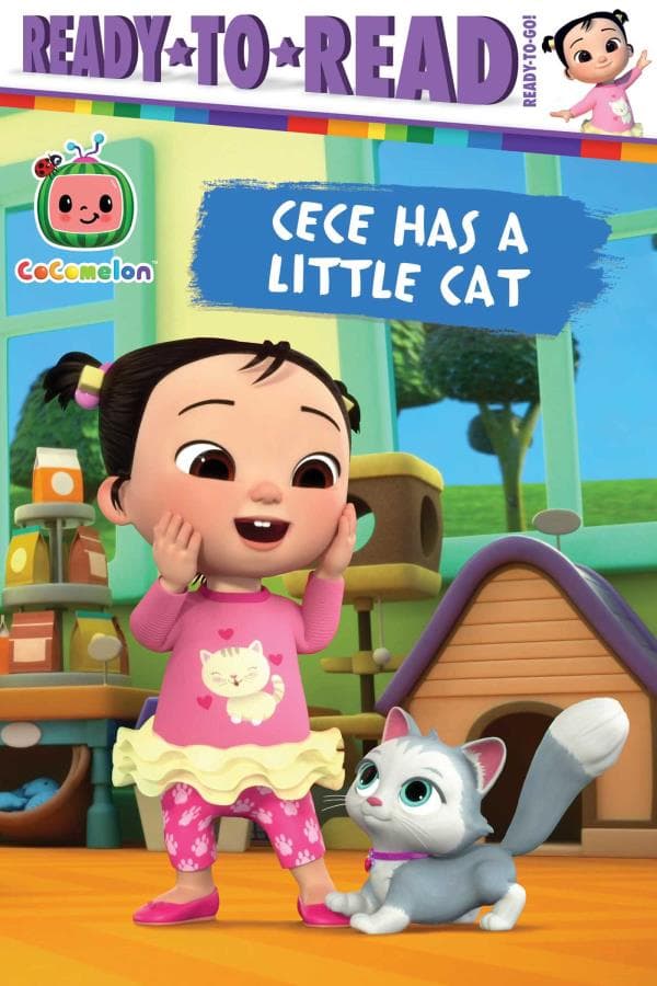 Cover of Cece Has a Little Cat (CoComelon, Ready-To-Read, Ready-To-Go!)
