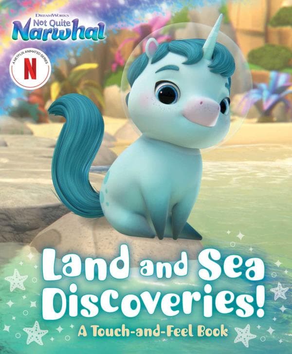 Cover of Land and Sea Discoveries! Touch-And-Feel Book (Not Quite Narwhal)