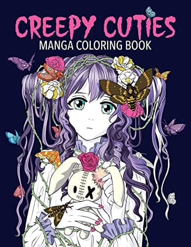 Cover of Creepy Cuties Manga Coloring Book