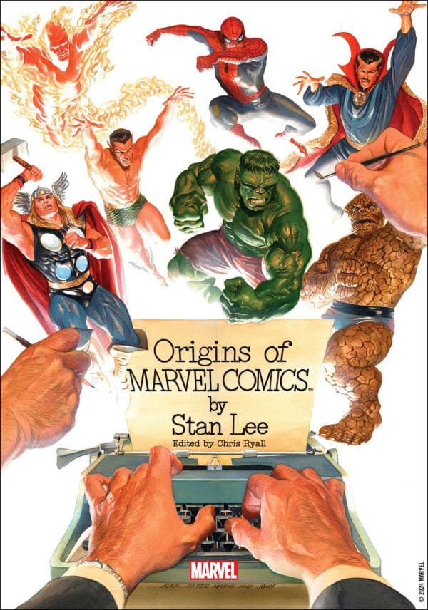 Cover of Origins of Marvel Comics (50th Anniversary Edition)