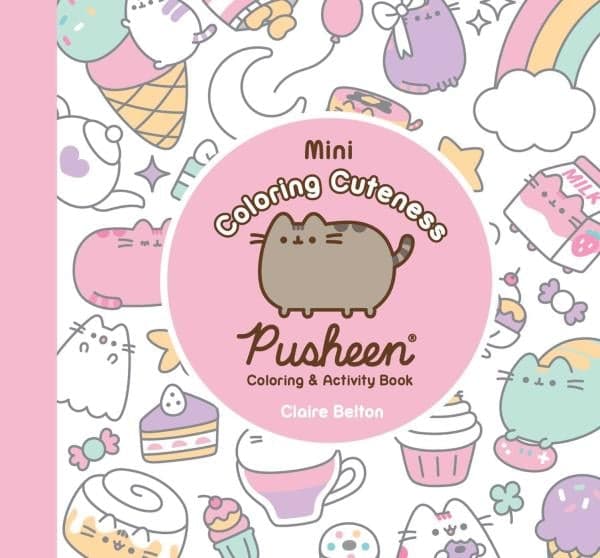 Cover of Mini Coloring Cuteness: A Pusheen Coloring & Activity Book