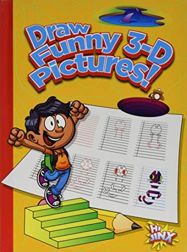 Cover of Draw Funny 3-D Pictures! (Silly Sketcher)