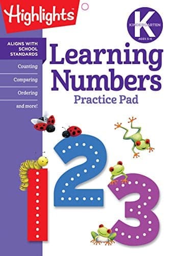 Cover of Learning Numbers: Learn on the Go Practice Pads (Kindergarten)