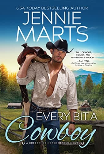 Cover of Every Bit a Cowboy (Creedence Horse Rescue, Bk. 5)