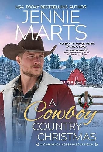 Cover of A Cowboy Country Christmas (Creedence Horse Rescue, Bk. 6)