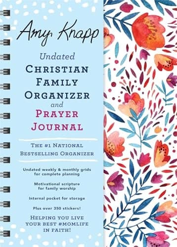 Cover of Undated Christian Family Organizer and Prayer Journal