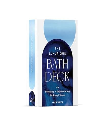 Cover of The Luxurious Bath Deck: 50 Relaxing + Rejuvenating Bathing Rituals