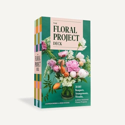Cover of The Floral Project Deck: 30 DIY Bouquets, Arrangements, Wreaths & Other Seasonal Flower Projects