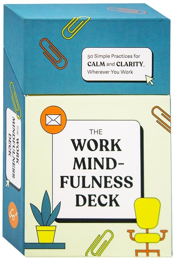 Cover of The Work Mindfulness Deck: 50 Simple Practices for Calm and Clarity, Wherever You Work