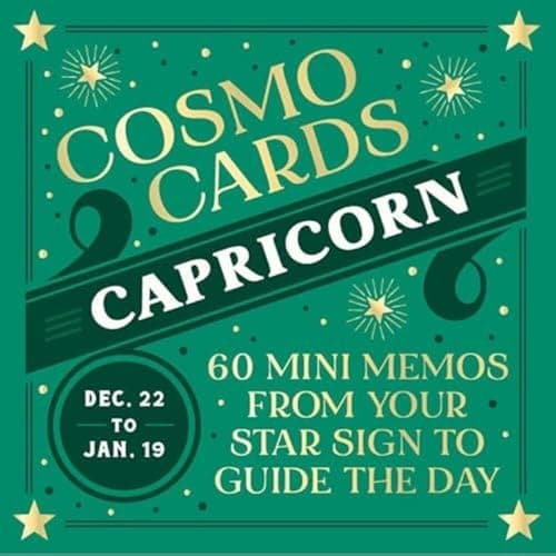 Cover of Capricorn: 60 Mini Memos From Your Star Sign to Guide the Day (Cosmo Cards)