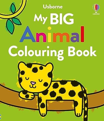 Cover of My Big Animal Colouring Book.