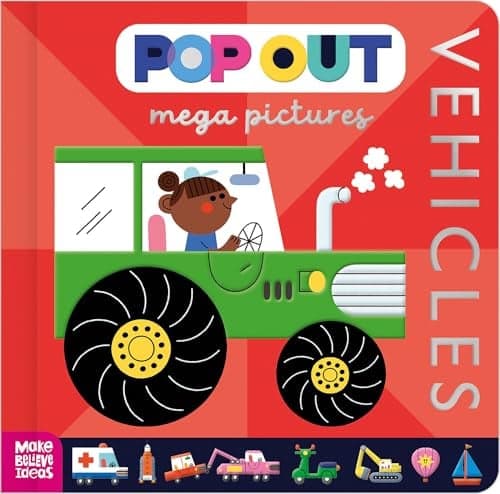 Cover of Vehicles (Pop Out Mega Pictures)