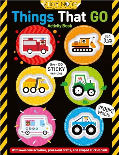 Cover of Things That Go Activity Book (Sticky Notes)