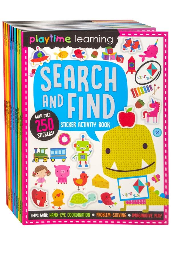 Cover of Playtime Learning Sticker Activity Book 10-Book Set
