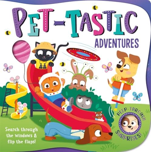 Cover of Pet-Tastic Adventures (Peep-Through Surprise)