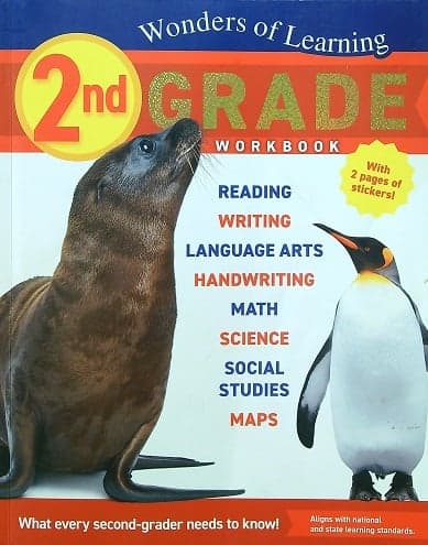 Cover of Wonders of Learning 2nd Grade Workbook