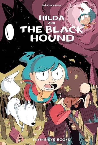 Cover of Hilda and the Black Hound (Hildafolk, Volume 4)