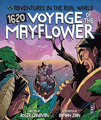 Cover of 1620 Voyage of the Mayflower (Adventures in the Real World)