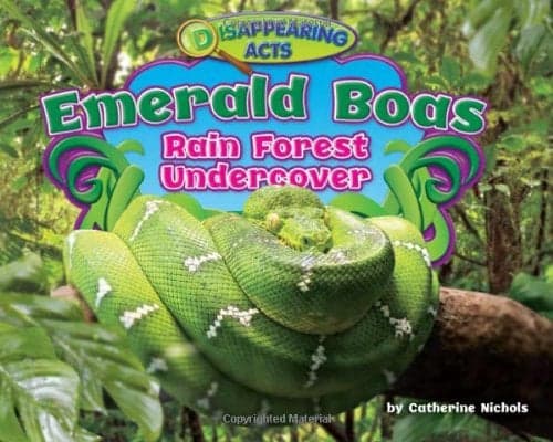 Cover of Emerald Boas: Rain Forest Undercover (Disappearing Acts)