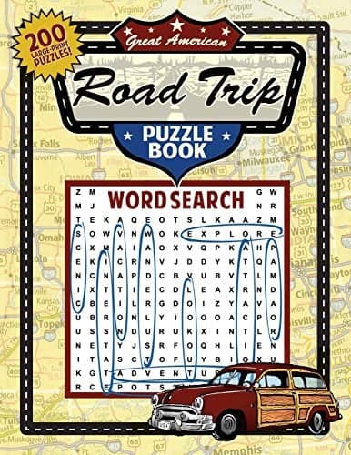 Cover of Great American Road Trip Puzzle Book (Great American)
