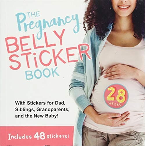 Cover of The Pregnancy Belly Sticker Book: Includes Stickers for Mom, Dad, Siblings, Grandparents, and the New Baby!