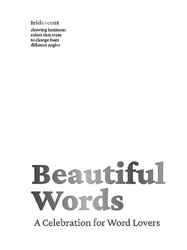 Cover of Beautiful Words: A Celebration for Word Lovers